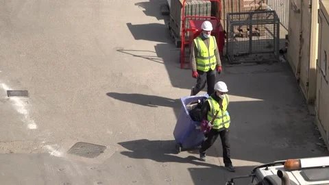 Construction Worker on Building Site Stock Footage 151985950