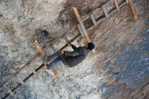 Construction worker on construction Stock Photos