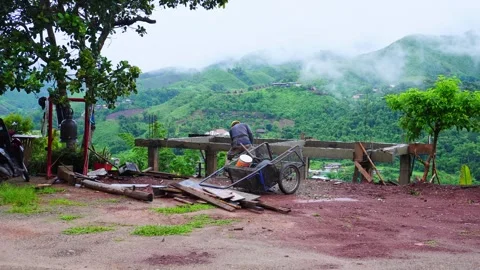 Construction worker in construction site. Stock Footage 278406636