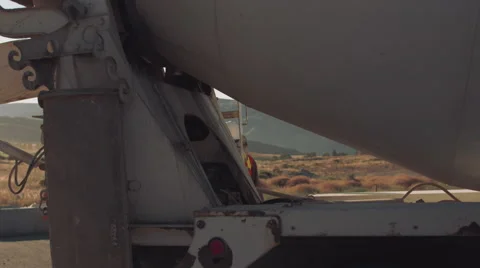Construction worker directing concrete truck Stock Footage 55152853