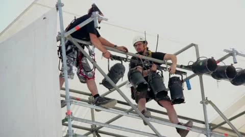 Construction Worker Stock Footage 10965405