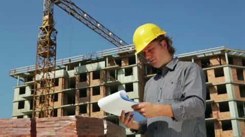 Construction worker Video stock 24638017
