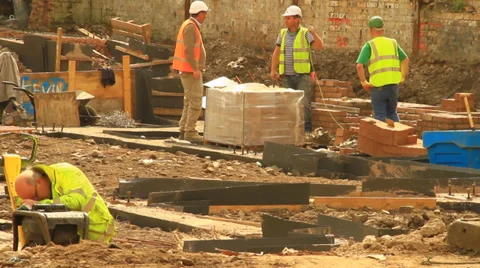 Construction Worker Stock Footage 39502532