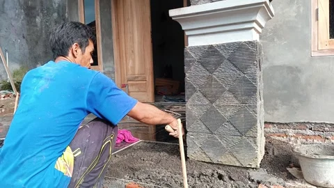 Construction worker. 스톡 동영상 335018944