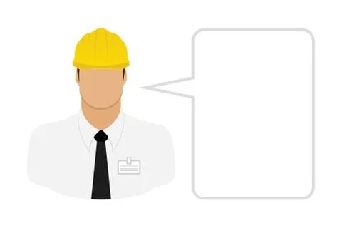 Construction worker foreman Stock Illustration