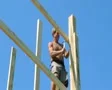 Construction Worker Hammering SD Footage