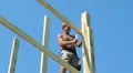 Construction Worker Hammering HD Footage