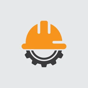 Construction worker hat Illustration