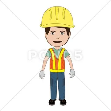 Construction worker Stock Illustration