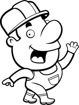 Construction Worker Stock Illustration