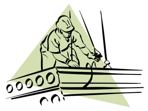 Construction worker Stock Illustration