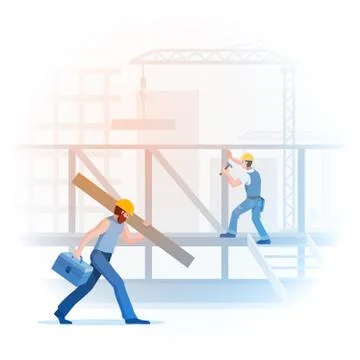 Construction Worker Stock Illustration