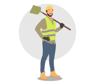 Construction worker Stock Illustration