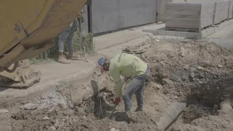 A construction worker in Panama Stock Footage 343746933