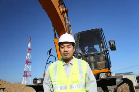 Construction worker Foto stock