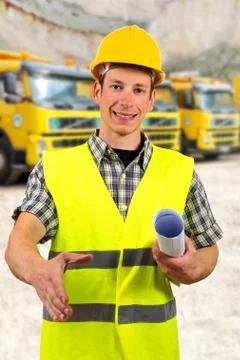 Construction worker. Stock Photos