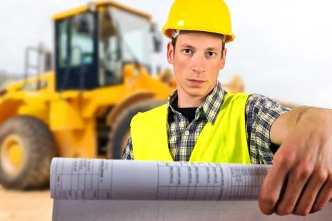 Construction worker. Stock-Fotos