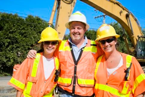 Construction worker Foto stock