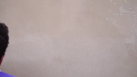 Construction worker plaster cement wall  Stock Footage 112949085