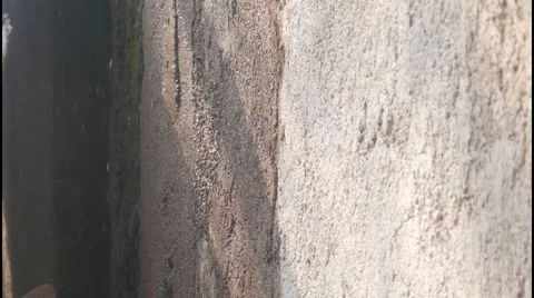 A construction worker is plastering a wall Stock Footage 333343607