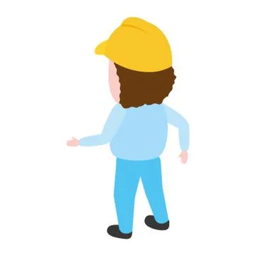 Construction worker professional Stock Illustration