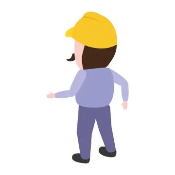 Construction worker professional Stock Illustration