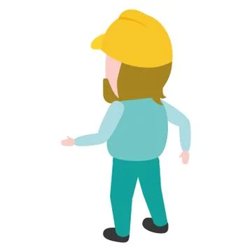 Construction worker professional Stock Illustration