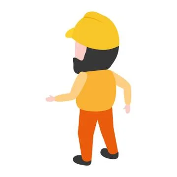 Construction worker professional Stock Illustration