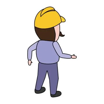 Construction worker professional Stock Illustration