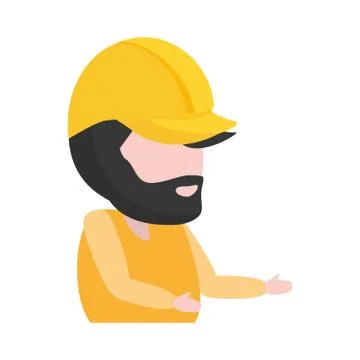 Construction worker professional Illustrazione stock
