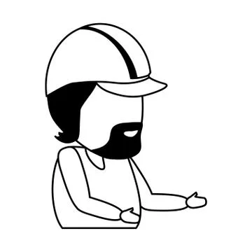 Construction worker professional 스톡 일러스트