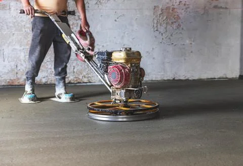 Construction worker in a room Stock Photos