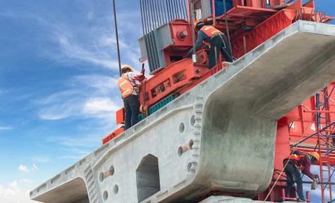 Construction worker at site Stock Photos