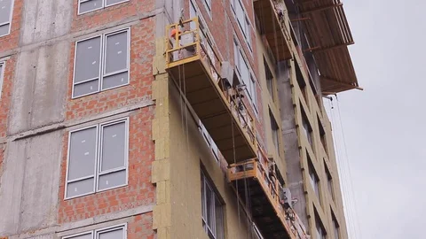 Construction worker using digital tablet on work site. HD Stock Footage 75962728