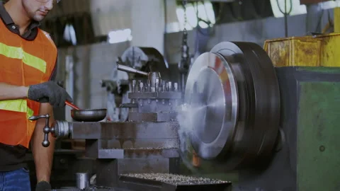 Construction worker wear hard hat safety in the Industry factory. Stock Footage 133105540