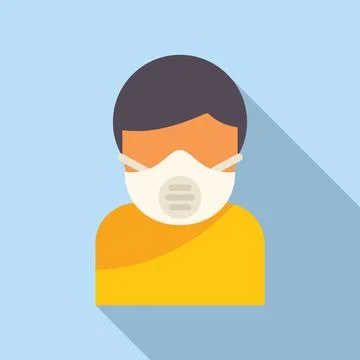 Construction worker wearing protective mask for safety Ilustración de archivo