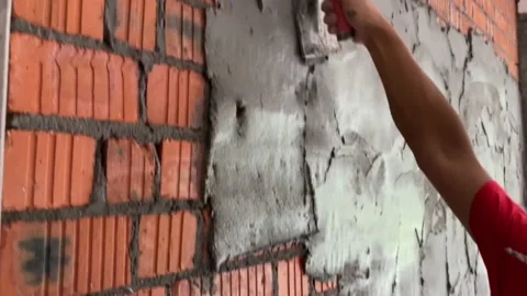 A construction worker at work Video stock 138972964