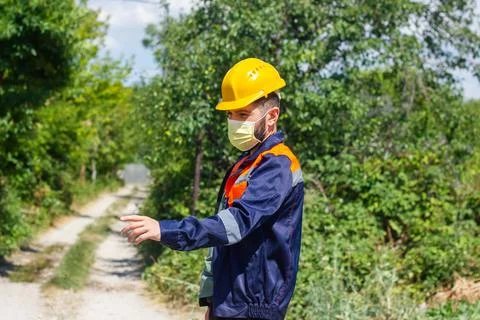 Construction worker in work Stock Photos