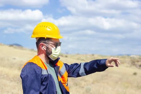 Construction worker in work Stock Photos