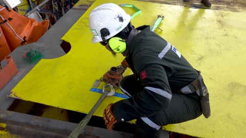 Construction Worker at Work Site. Stock-Footage 158164751