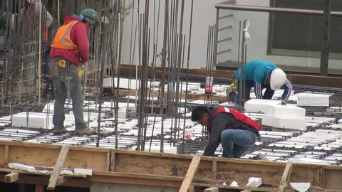 Construction Workers 005 Stock Footage 79840146