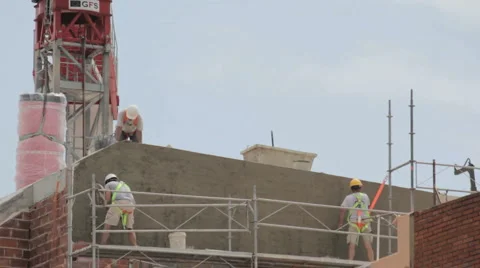 Construction workers 1920x1080p Stock Footage 4833327