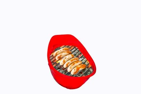 Construction workers BBQ Stock Photos