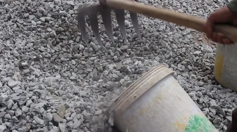 Construction workers build a building in construction Stock Footage 49699583