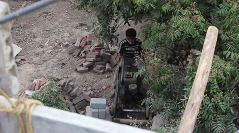 Construction workers build Stock Footage 49716151