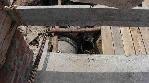 Construction workers build Stock Footage 49716180