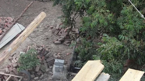 Construction workers build Stock Footage 49716187