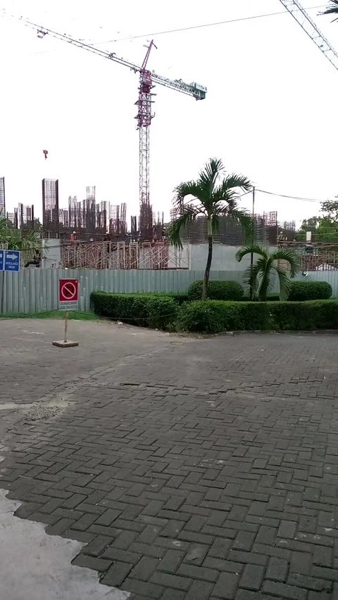 Construction workers in the city 動画素材 243425867