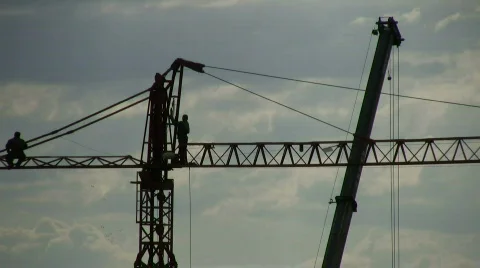 Construction workers Stock Footage 270673