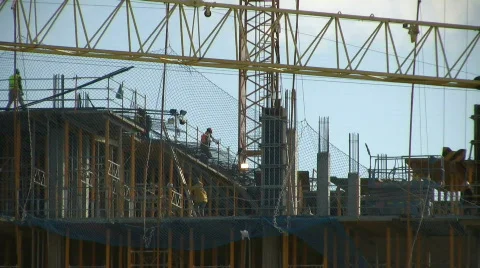 Construction workers Stock Footage 289255